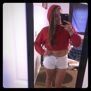 Crop top hoodie